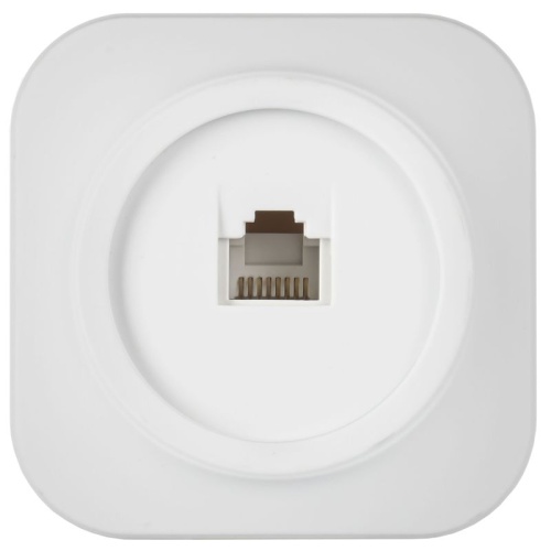 GLORY Розетка для открытой установки компьютерная RJ45 кат.5E РК10-ХБм белый матовый IEK | код EKH10-K01M | IEK