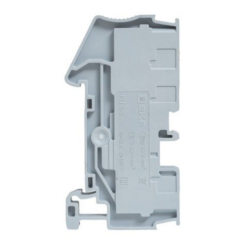 Клеммная колодка пружинная 4 Push-in 3 вывода серая | код PIT-4-3 | EKF фото 5