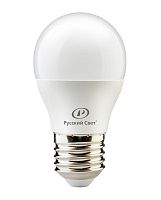 Лампа светодиодная RS G45 E27 8W 220-240V 4000К 8Вт 800лм Ra 90 шар Русский Свет 15010445049