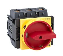 ВЫКЛЮЧАТЕЛЬ-РАЗЪЕДИНИТЕЛЬ 3P 175A С КРАСНОЙ РУКОЯТКОЙ НА ДВЕРЦУ 4 ВИНТАМИ | код MSD175310R | Systeme Electric