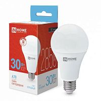 Лампа светодиодная LED-A70-VC 30Вт 230В E27 6500К 2700лм IN HOME 4690612024165