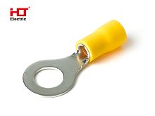 Наконечники НКИ 5.5-8 кольцо 4-6мм желтый HLT | код 084-04-12| HLT