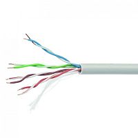 Кабель Cablexpert, UTP5e, 4 пары, 0.40 мм, CCA, однож., 305 м, серый | код UPC-5040E-SOL | Cablexpert