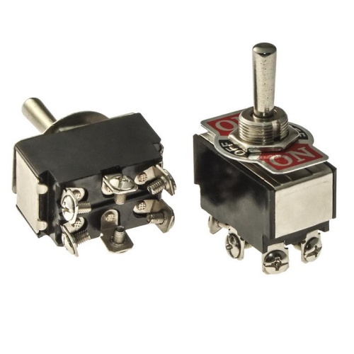 Тумблер RUICHI KN3(B)-223, ON-OFF-ON | код 108211 | Ruichi