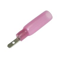 Клемма ножевая изолированная M-типа (вилка) RUICHI MDD 1.25-110 (5) мм, HST, красная | код 108167 | Ruichi