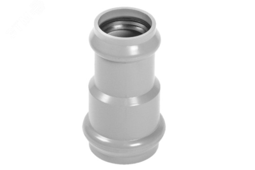 Патрубок НПВХ переходной двухраструбный 110x90 мм | код 2181099 | Хемкор