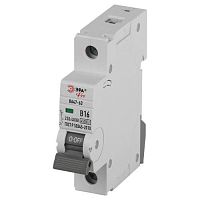 Выключатель автоматический ВА47-63 1P 16А кривая B 4,5кА PRO VA63-1P16B4.5 ЭРА | код Б0059370 | ЭРА