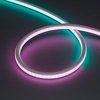 Лента светодиодная герметичная SPI-WAVE-TOP-G200-18x15mm 24V RGB PX2 (26 W/m, IP54, 5m, wire x1) (ARL, вывод прямой, 3 года) | код 52418 | Arlight