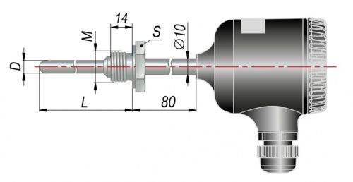 Датчик температуры ДТХ-RS ДТС075М-РТ100.0,5.100.МГ.RS | код 136647 | ОВЕН Датчик температуры ДТХ-RS ДТС075М-РТ100.0,5.100.МГ.RS | код 136647 | ОВЕН