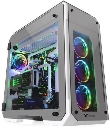 Корпус Thermaltake View 71 TG белый без БП ATX 9x120mm 4x140mm 2xUSB2.0 2xUSB3.0 audio bott PSU | код 1214627 | THERMALTAKE Корпус Thermaltake View 71 TG белый без БП ATX 9x120mm 4x140mm 2xUSB2.0 2xUSB3.0 audio bott PSU | код 1214627 | THERMALTAKE