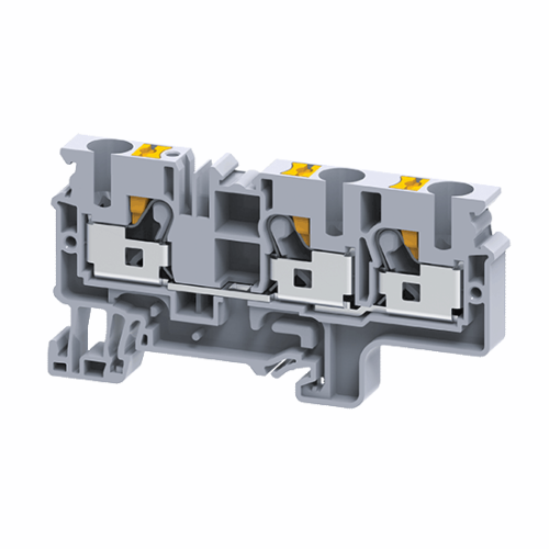 Клемма с 3-мя контактами push-in OptiClip СP-10-TRIPLET-I-серый | код 331852 | КЭАЗ Клемма с 3-мя контактами push-in OptiClip СP-10-TRIPLET-I-серый | код 331852 | КЭАЗ