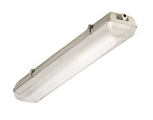 Светильник TLWP02 PS 20Вт 2500Лм 653х135х105 мм пылевлагозащищенный, корпус - АBS, рассеиватель - полистирол , cветодиоды Nichia, драйвер Vossloh Schwabe, Helvar и т.п. LED, 4000 K Прозрачный рифленый IP65 | код 13462 | Technolux