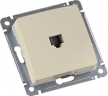 MASTER Розетка компьютерная скрытой установки, в рамку, слоновая кость | код РСК-400-01 | HEGEL