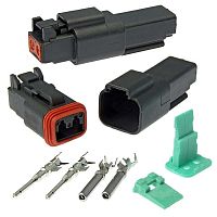 Разъём авт. соединитель RUICHI 3021Y-1.6-21/11, 12/ 24 (DC) В | код 107493 | Ruichi