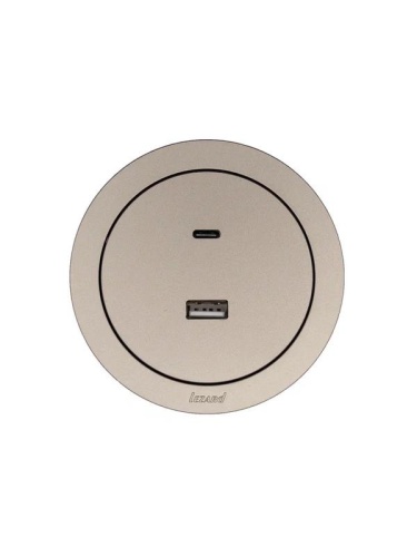 Розетка 1-м СП OSEN TC+ USB разъем механизм титан LEZARD 743-3788-192TC фото 4 Розетка 1-м СП OSEN TC+ USB разъем механизм титан LEZARD 743-3788-192TC фото 4