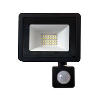Прожектор светодиодный с выносным датчиком SFL80-30 2835SMD 30Вт 6400К AC220В/50Гц IP65 в компактном корпусе черн. SAFFIT 29523