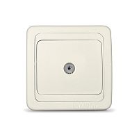 Розетка TV слоновая кость (ivory) Валери | код Б-В0027 | UNIVersal