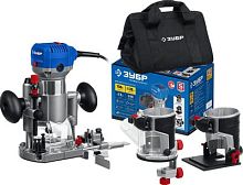 Фрезер Зубр ФПК-750Н 750Вт 33000об/мин макс.ход:30мм | код 1969932 | ЗУБР