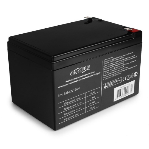 Аккумулятор для Источников Бесперебойного Питания Energenie BAT-12V12AH | код BAT-12V12AH | Energenie