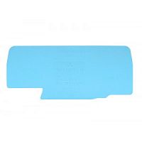 Разделительная пластина, для клемм WKFN 2,5 D2/2..., цвет: синий | код 07.312.7255.6 | Wieland