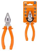 Длинногубцы (тонкогубцы), с пластиковыми рукоятками, углеродистая сталь, 160 мм, серия Гранит TDM | код SQ1009-0201 | TDM