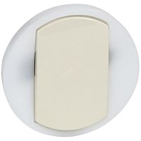 Celiane Лицевая панель выключателя/переключателя 067001/02/31/32 с контурной подсветкой слоновая кость | код 67884 | Legrand