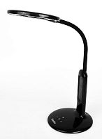 Светильник настольный KD-823 C02 LED 8Вт 230В 500лм сенс. термометр рег.ярк и цвет.темп. черн.Camelion 14415