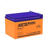 Аккумуляторная батарея 12В 12Ач | код ASTERION HR 12-12 | ASTERION