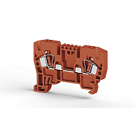 306 234, Клеммник пружинный 4мм.кв. (красный), YBK4 | код 0.0.0.3.06234 | KLEMSAN