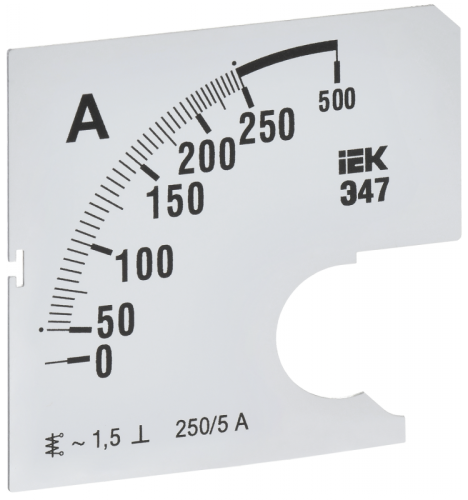 Шкала смен. для амперметра Э47 250/5А-1,5 72х72мм IEK | код IPA10D-SC-0250 | IEK Шкала смен. для амперметра Э47 250/5А-1,5 72х72мм IEK | код IPA10D-SC-0250 | IEK
