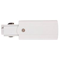 Коннектор белый левый сетевой для 3Ф шинопровода 3P PTR EC-WH Left JazzWay | код 5062870 | JazzWay