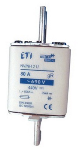 Предохранитель S3UQU/110/560A/690V aR (50kA) | код 004335115 | ETI Предохранитель S3UQU/110/560A/690V aR (50kA) | код 004335115 | ETI