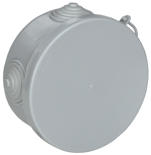 Коробка расп. КМ для о/п D=85х40мм IP54 4 вв (7035) GENERICA | код UKO21-085-040-000-K03-54 | GENERICA by IEK