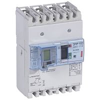 Автоматический выключатель DPX3 160 - термомагн. расц. - с диф. защ. - 36 кА - 400 В~ - 4П - 40 А | код. 420112 | Legrand 