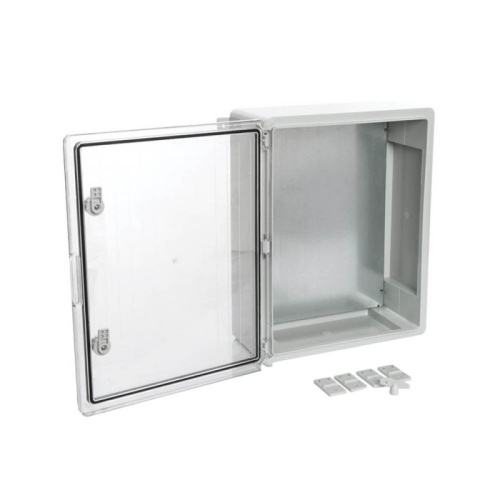 Корпус пластиковый с монтажной панелью ЩМП IP65 прозрачная дверь 500х400х175 Промрукав | код PR08.26493 | ПРОМРУКАВ