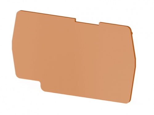 446 457, Концевой сегмент на клеммники PYK 4 (оранжевый), NPP/PYK 4 | код 0.0.0.4.46457 | KLEMSAN