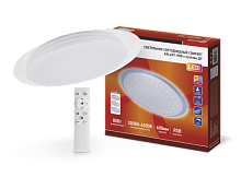 Светильник светодиодный COMFORT GALAXY-RGB 80Вт 230В 3000-6500K 6000Лм 600x85мм с пультом ДУ IN HOME | код 4690612035178 | IN HOME