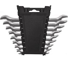 Ключи рожковые, набор 8 шт (6-22 мм) в пластиковом держателе | код 63518 | FIT