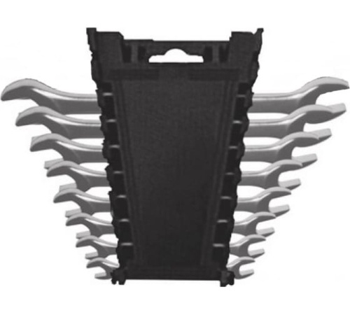 Ключи рожковые, набор 8 шт (6-22 мм) в пластиковом держателе | код 63518 | FIT