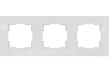 Аксиома Рамка трехместная МРФИ11.16.00.00, белый | код 121014 | Кунцево-Электро