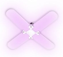 Лампа светодиодная PPG T95-4p AGRO 36Вт FR E27 4 лепестка с поворотом 90град. для растений красн.650нм/син.450нм | Код. 5043350 | JazzWay