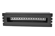 19 панель с DIN-рейкой PS-3U, цвет черный | код КП-АВ-9005 | ЦМО