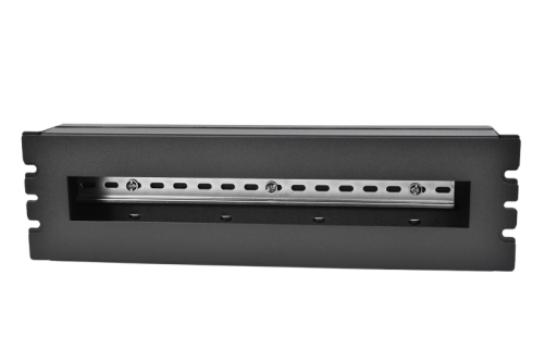 19 панель с DIN-рейкой PS-3U, цвет черный | код КП-АВ-9005 | ЦМО 19 панель с DIN-рейкой PS-3U, цвет черный | код КП-АВ-9005 | ЦМО