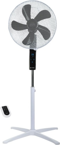 Вентилятор напольный Vitek VT-1934 55Вт скоростей:3 ПДУ белый/черный | код 2035028 | VITEK