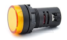 Светосигнальная арматура SK 230VAC, 22мм, IP65, желтая | код SK22D230VYELLOW | SEL