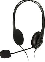 Наушники с микрофоном A4Tech HS-6 черный 2м накладные оголовье | код 567940 | A4TECH