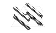 Комплект профилей для соединения рам щита NEO по глубине 400мм, RAL7035, 4шт. | код 620-400 | Tekpan