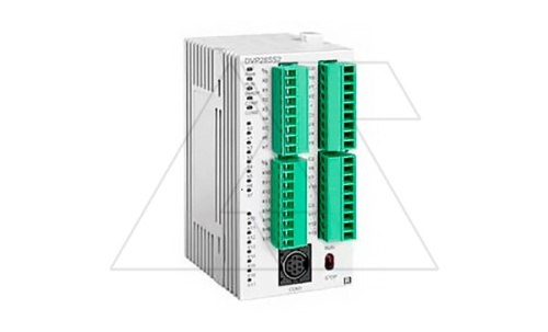 Программируемый логический контроллер DVP28SS211R, 16DI, 12RO, 24VDC, 8K шагов, RS232, RS485 | код DVP28SS211R | Delta Electronics
