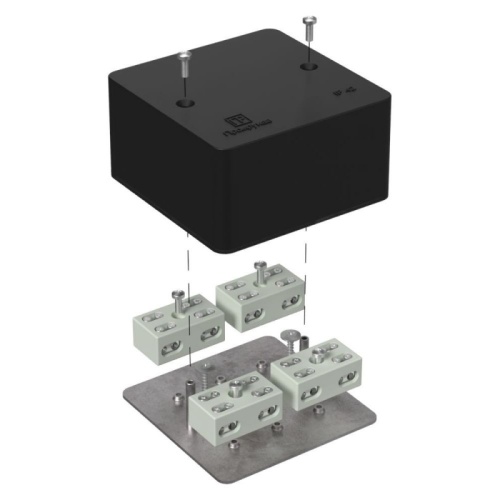 Коробка огнестойкая разветвительная для кабель-канала 40-0460-FR6.0-4-8-Р Е15-Е60 RAL9005 85х85х45 (44 шт/кор) Промрукав | код 40-0460-9005-FR6.0-4-8-Р | ПРОМРУКАВ Коробка огнестойкая разветвительная для кабель-канала 40-0460-FR6.0-4-8-Р Е15-Е60 RAL9005 85х85х45 (44 шт/кор) Промрукав | код 40-0460-9005-FR6.0-4-8-Р | ПРОМРУКАВ