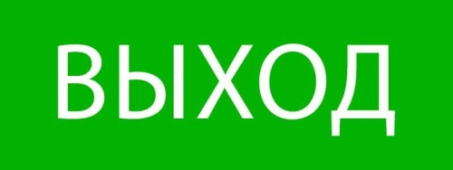 Пиктограмма "Выход" 320х120мм (для EXIT, SAFEWAY-40) | код pkal-01-01 | EKF Пиктограмма "Выход" 320х120мм (для EXIT, SAFEWAY-40) | код pkal-01-01 | EKF